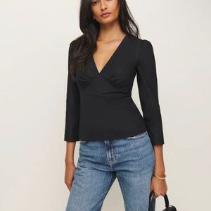 Reformation Marisa Top Black - Size 4
